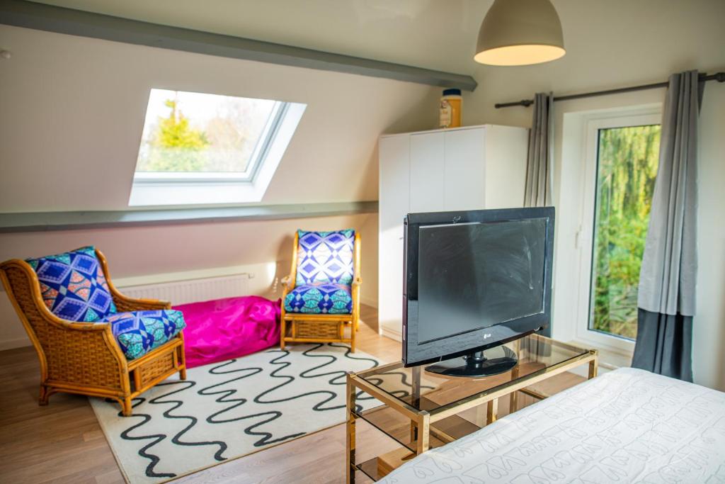 TV a/nebo společenská místnost v ubytování DC's Home