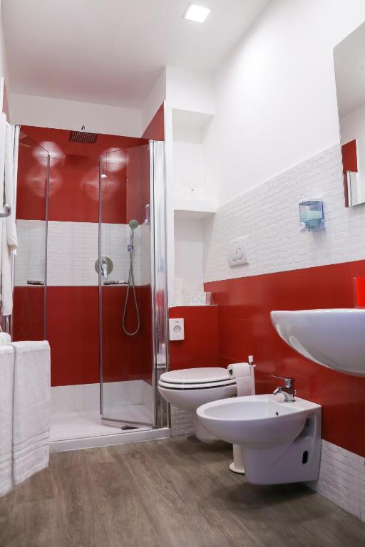 Koupelna v ubytování Al Parco II Rota B&B