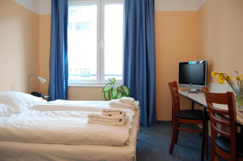 Postel nebo postele na pokoji v ubytování Pegasus Hostel Berlin