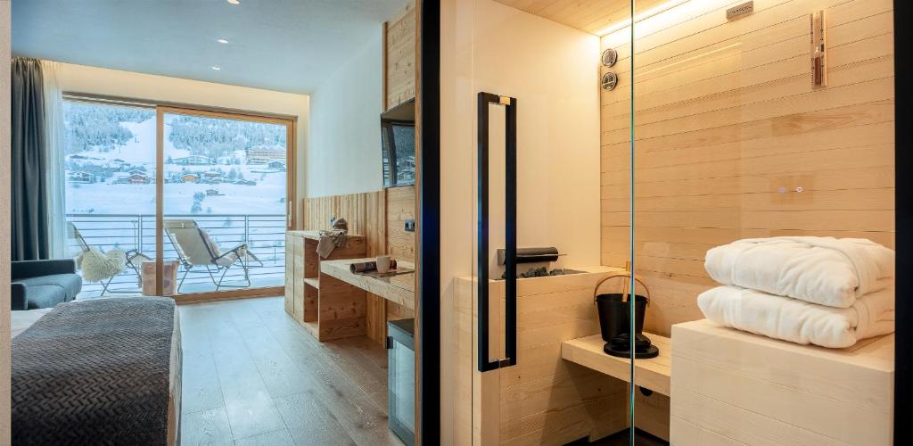 Posezení v ubytování Vetta Alpine Relax