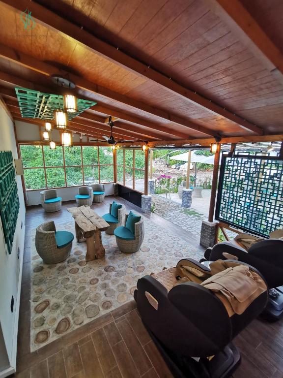 Posezení v ubytování Village Hideaways & Spas