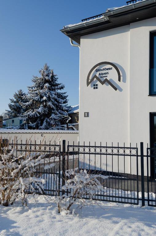 Glindower Alpen Pension v zimě