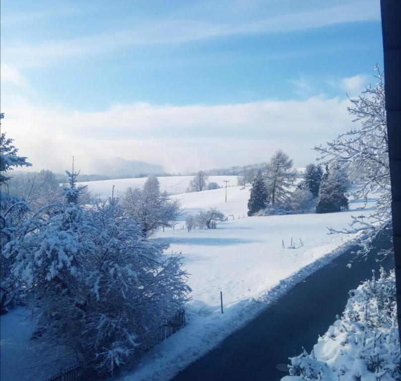 Lichtenhainer Hof v zimě