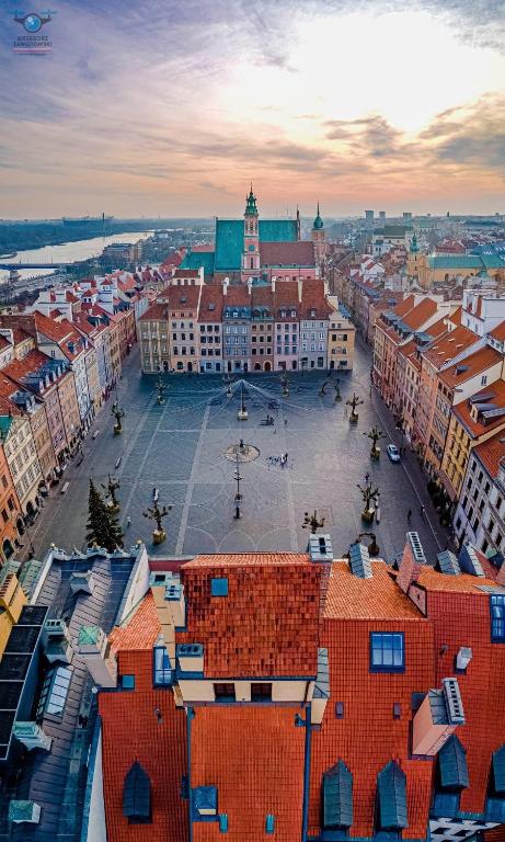 Výhľad na mesto Varšava alebo výhľad na mesto priamo z apartmánu