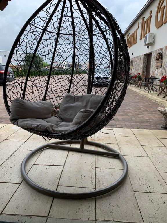 Posezení v ubytování Hanu lui Gica Spa