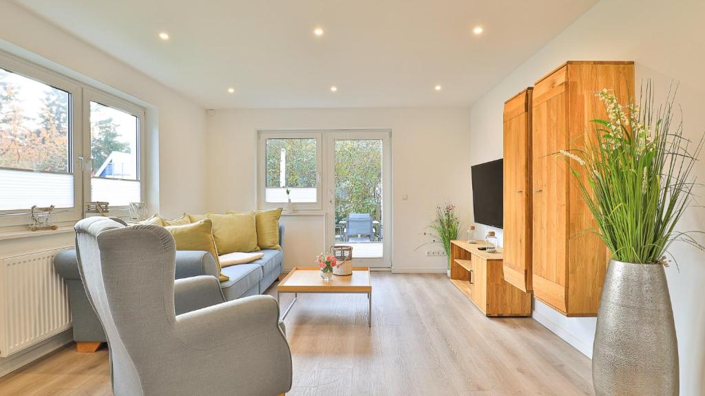 TV a/nebo společenská místnost v ubytování Mühlenhaus Siebkammer