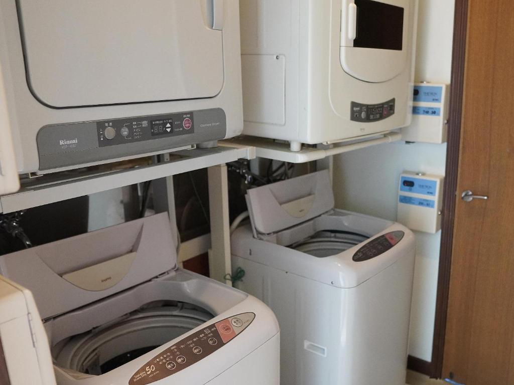 Kuchyň nebo kuchyňský kout v ubytování Kiyosato IHATOV Hostel