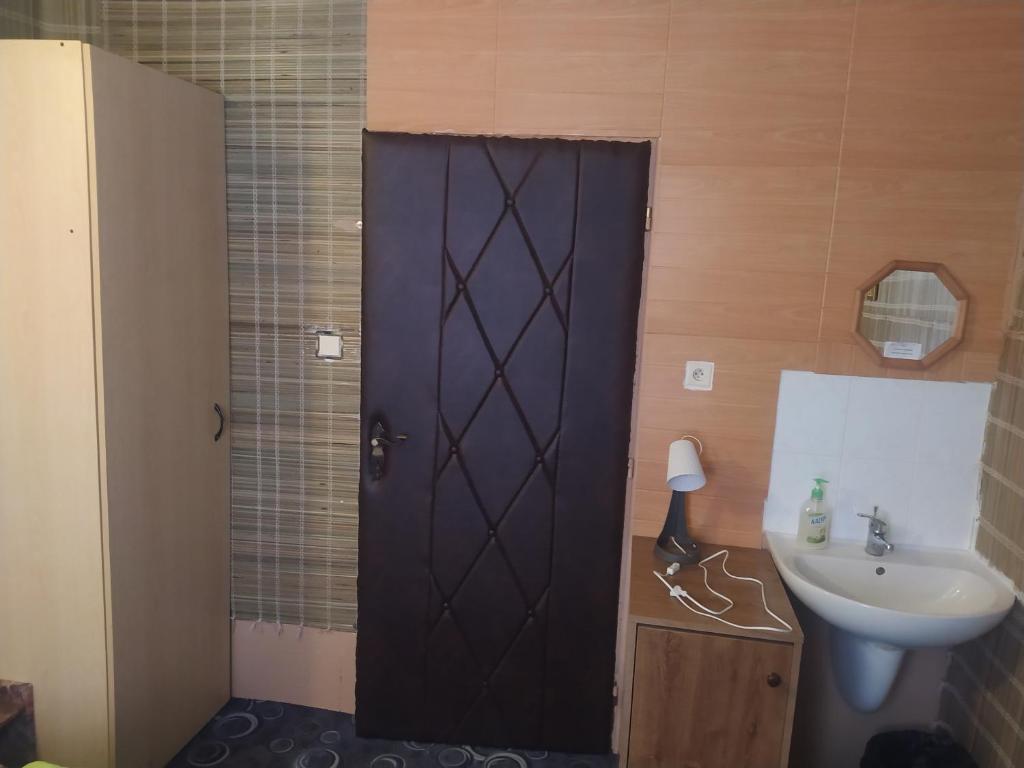 Koupelna v ubytování Dřevěnka