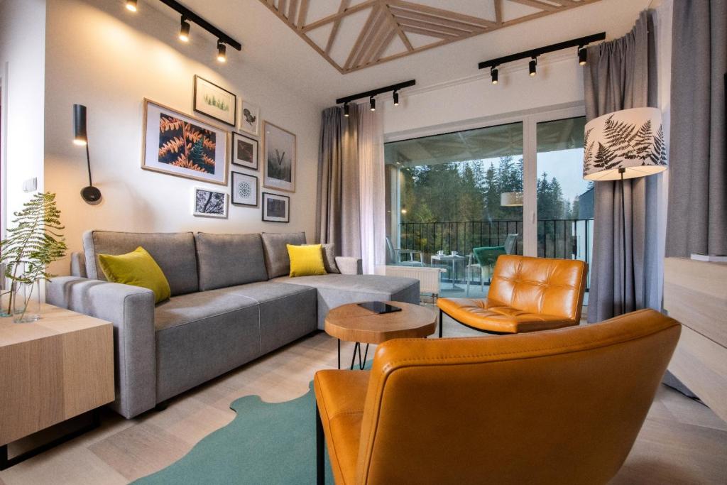 Posezení v ubytování VISLOW Resort