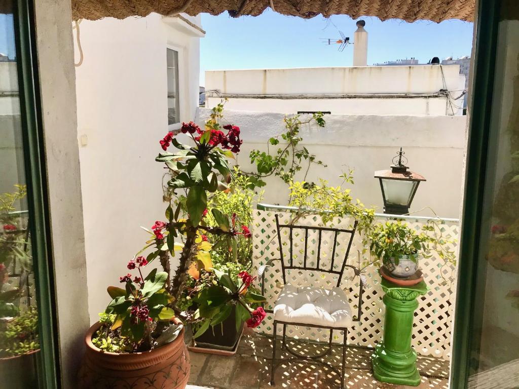 Balkón alebo terasa v ubytovaní CASA PUERTA AZUL Absolutely the Best of Vejer! Casas Vejer Debra