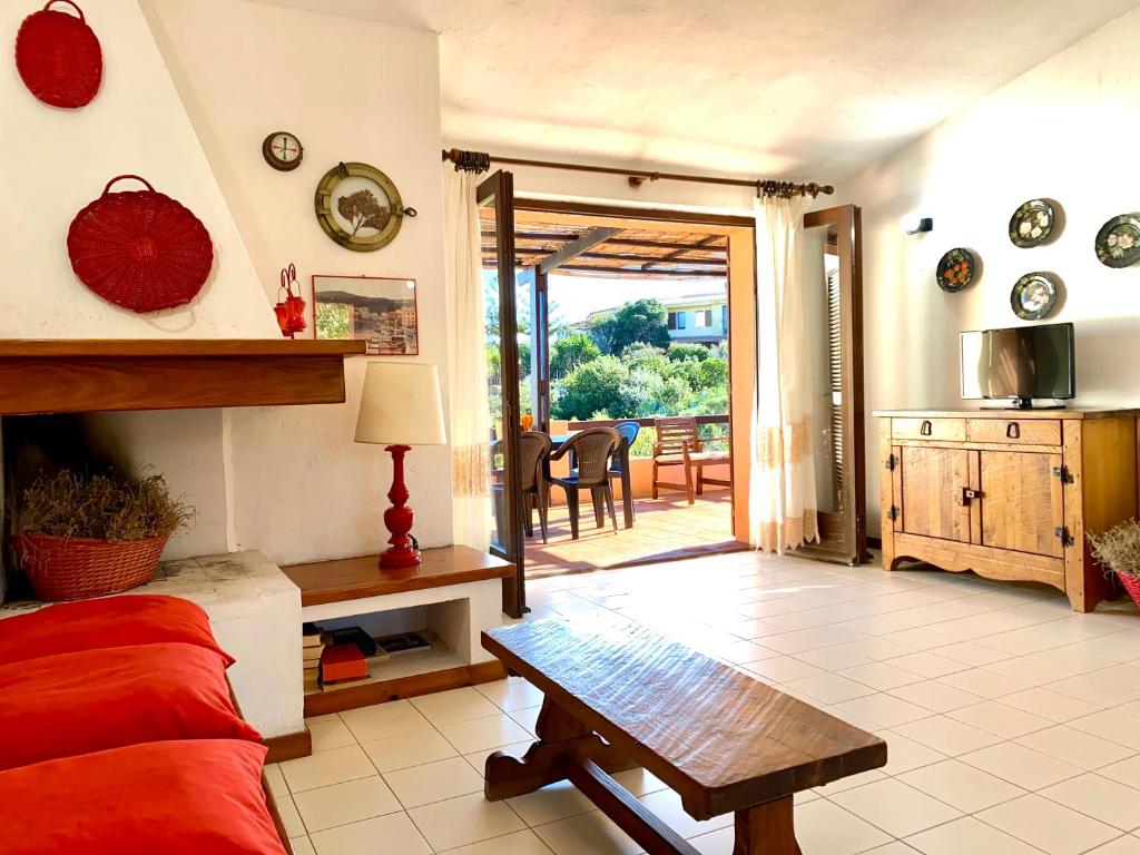 Χώρος καθιστικού στο Villa Ginestra