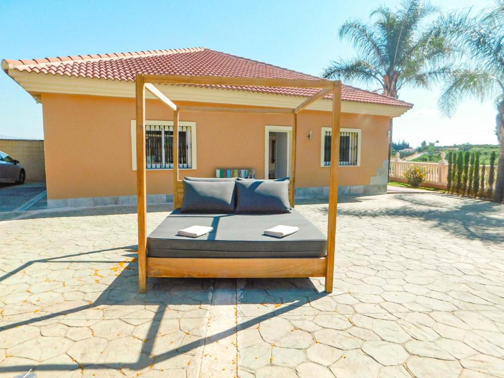 Posezení v ubytování TESS Rancho Las Palmeras