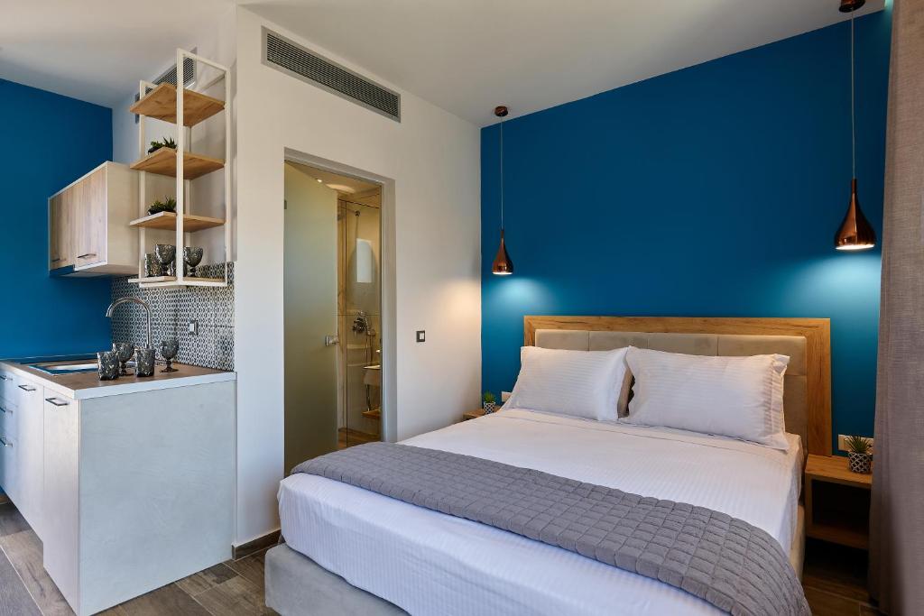 Łóżko lub łóżka w pokoju w obiekcie Theasea Stylish Residences