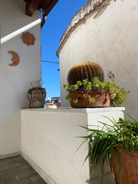 A balcony or terrace at La fortezza