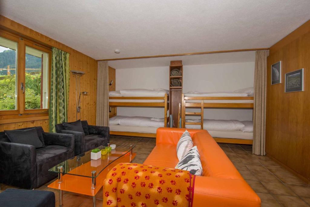 Postel nebo postele na pokoji v ubytování Chalet Falki