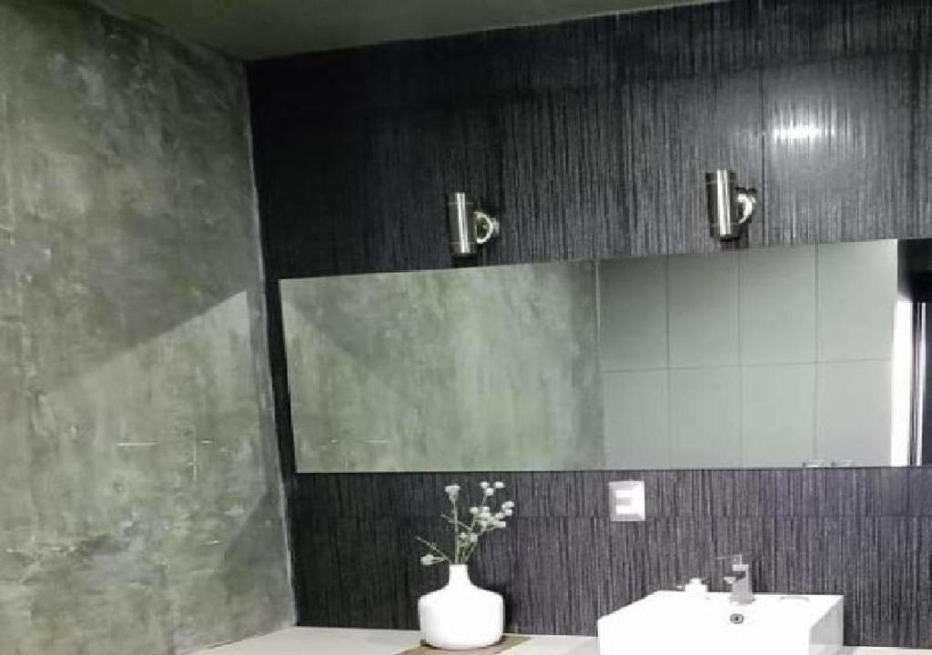 Koupelna v ubytování ESDUMA HK HOTEL Pachuca
