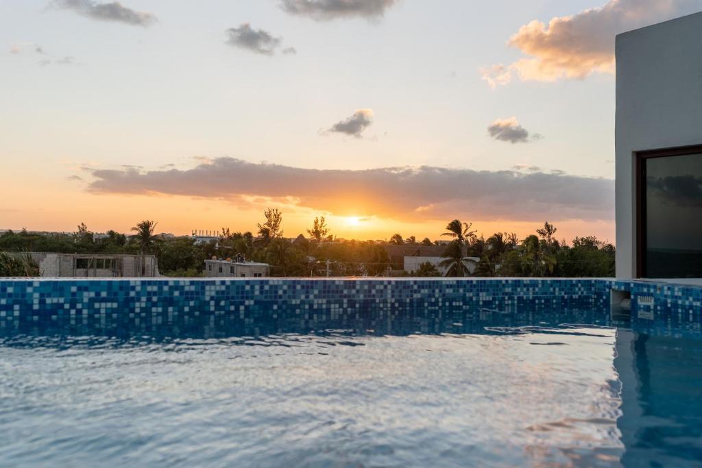 Bazén v ubytování Hotel MAYARI Holbox nebo v jeho okolí