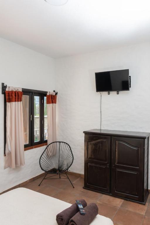 TV o dispositivi per l'intrattenimento presso Hostal Maria Tepozteca