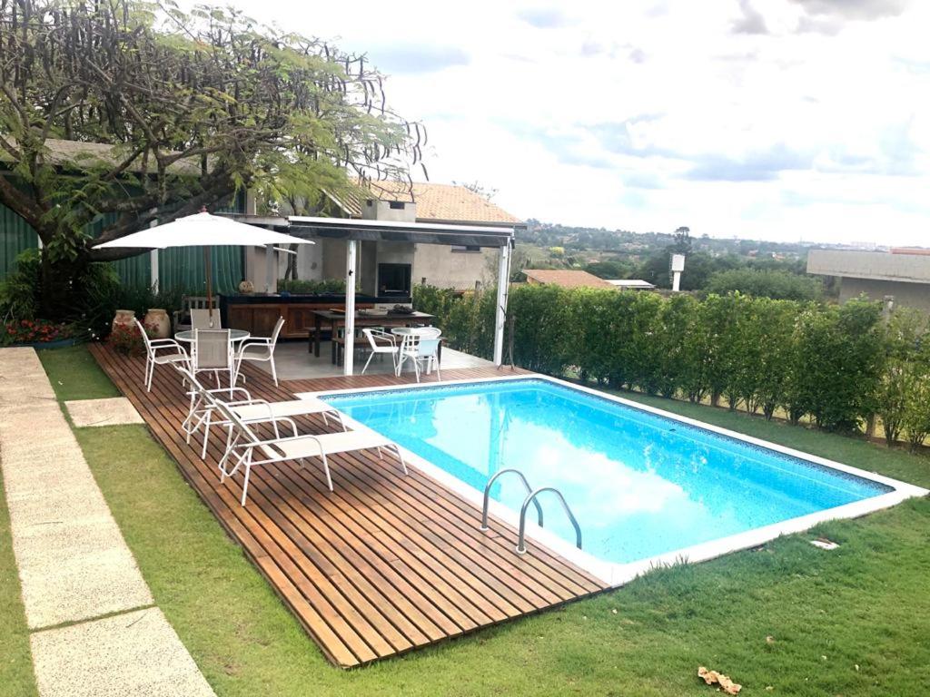  Chácara de Condomínio com piscina em Indaiatuba