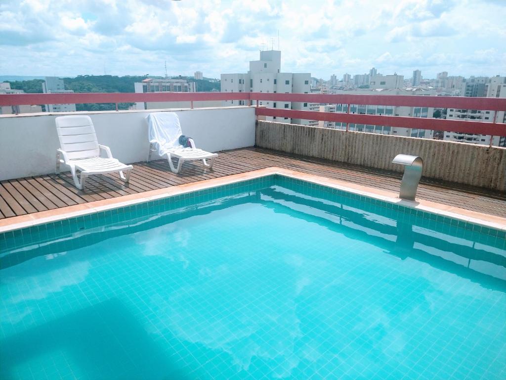  Flat maravilhoso no Centro com piscina na cobertura
