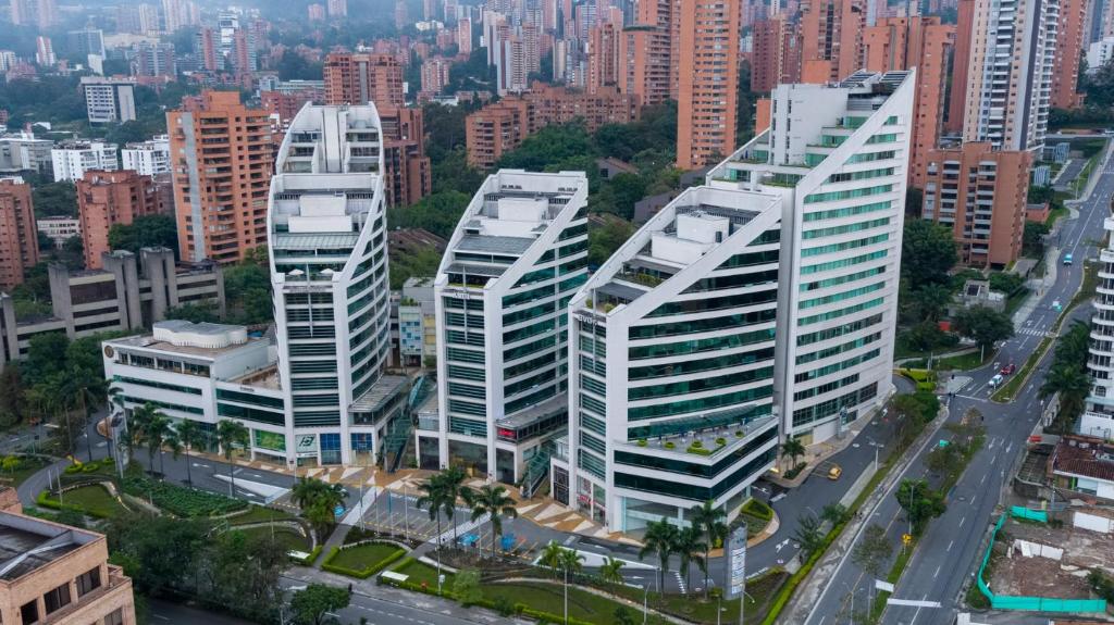 Nespecifikovaný výhled na destinaci Medellín nebo výhled na město při pohledu z hotelu