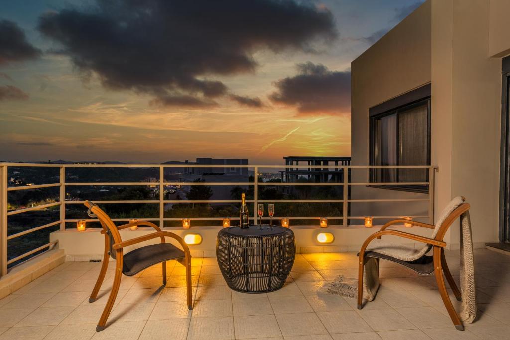 Balkon lub taras w obiekcie Anssami Villa