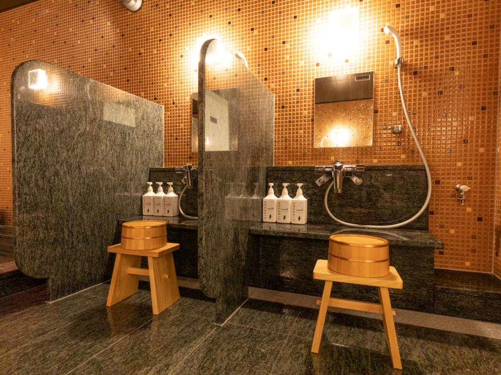 Koupelna v ubytování Super Hotel Ishikawa Nomineagari Smart Inter