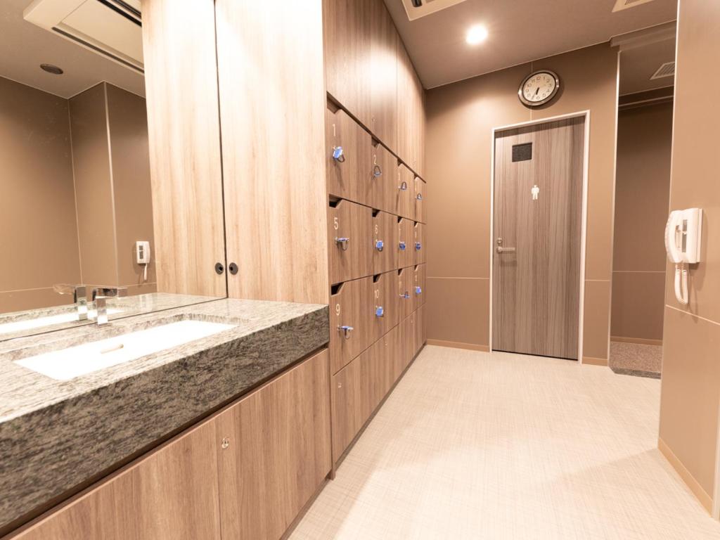 Koupelna v ubytování Super Hotel Ishikawa Nomineagari Smart Inter