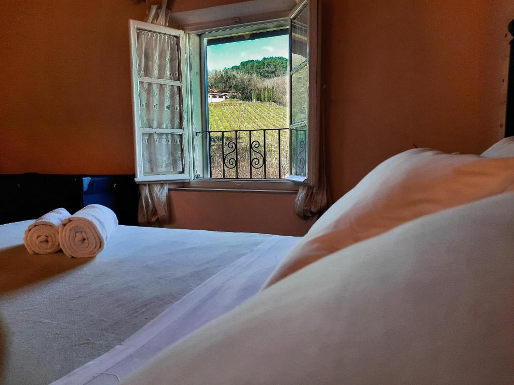 Posteľ alebo postele v izbe v ubytovaní Agriturismo Tenuta Adamo