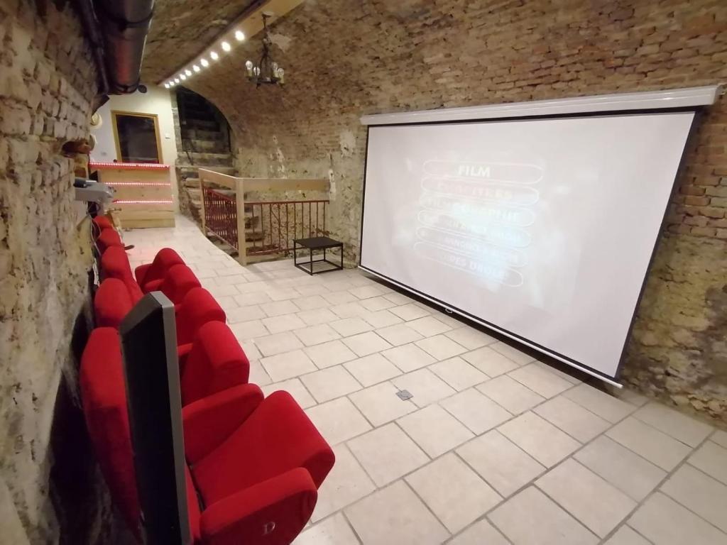 Posezení v ubytování Chambres Boufflet