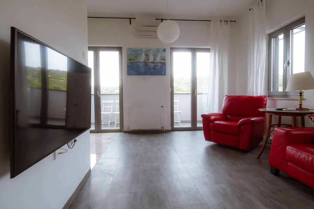 Posezení v ubytování Villa Medusa