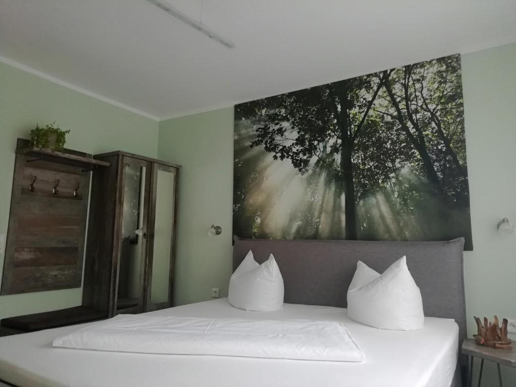 Voodi või voodid majutusasutuse Hotel Wandersleben - Erfurt toas