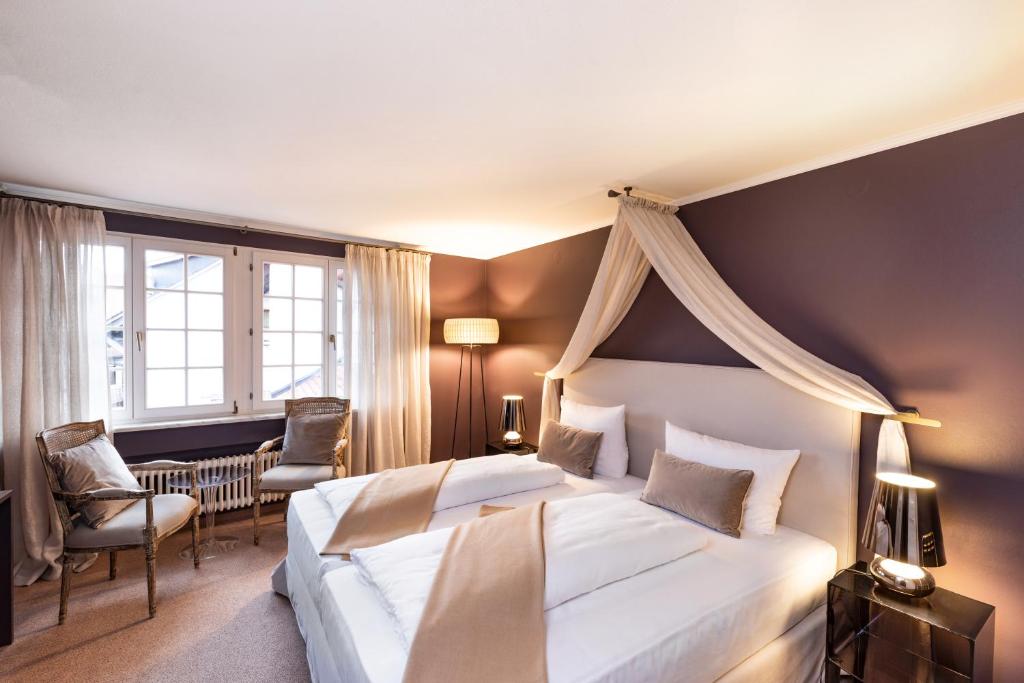 Postel nebo postele na pokoji v ubytování Boutique Hotel 3 Stuben