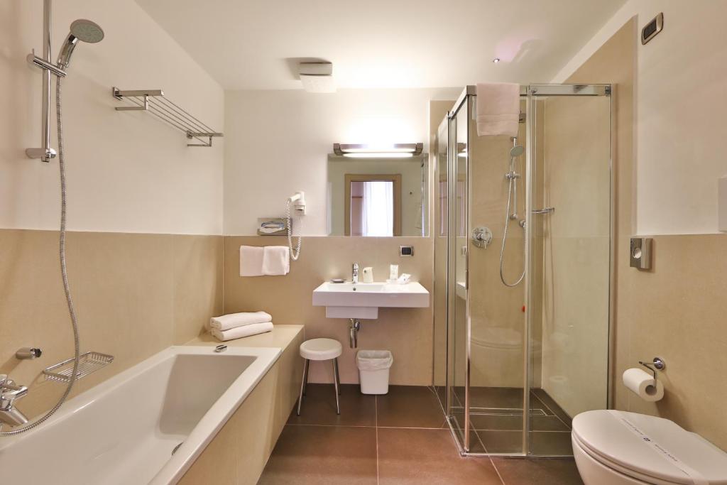 Koupelna v ubytování Best Western Hotel Armando