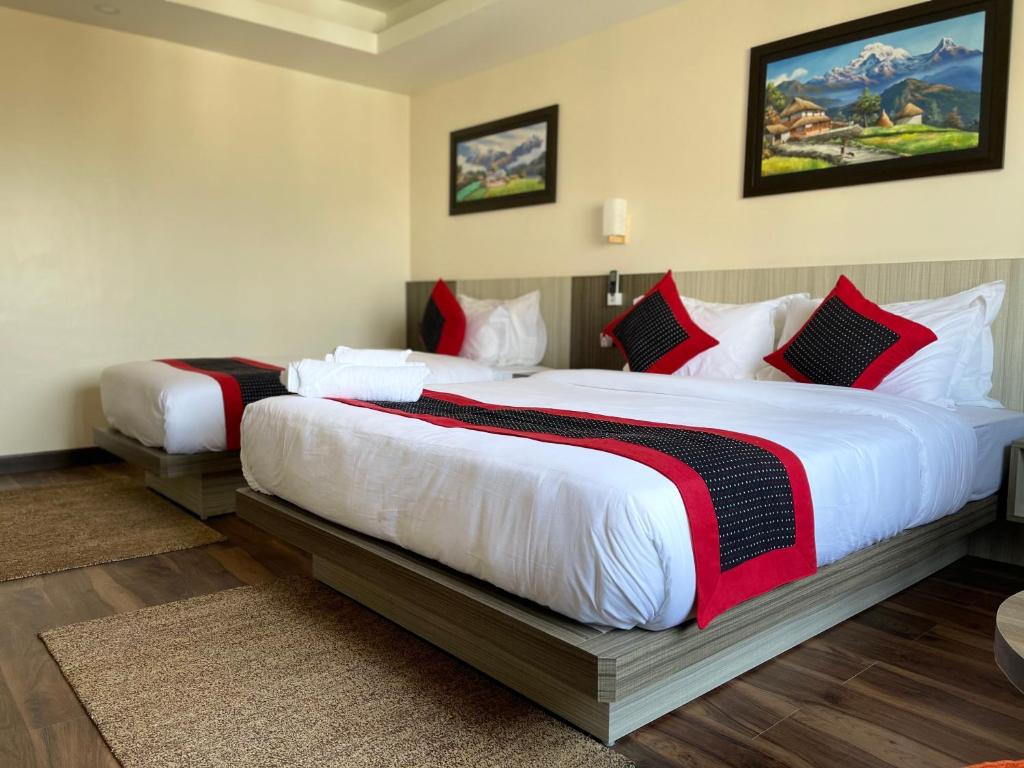 Postel nebo postele na pokoji v ubytování Hotel Wawa