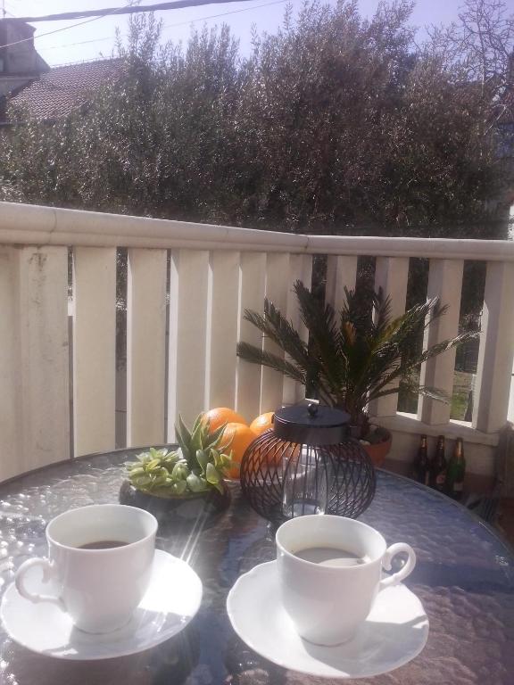 Príslušenstvo na prípravu kávy alebo čaju v ubytovaní Apartment Diocletians Split Center