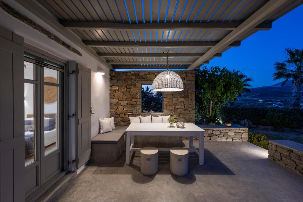 Balkón nebo terasa v ubytování Villa Spitaki