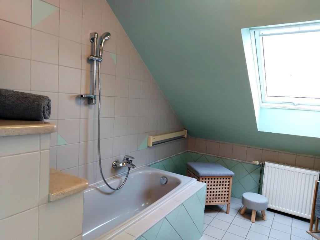 Kúpeľňa v ubytovaní A Mecsek Gyöngye Apartmanhaz