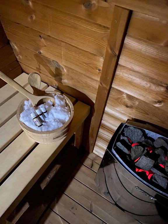Fotografie z fotogalerie ubytování Koziula - Domki i Leśne SPA na Kaszubach v destinaci Przywidz