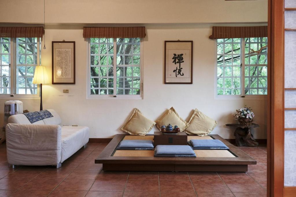 Posezení v ubytování Wisdom Garden Home Stay