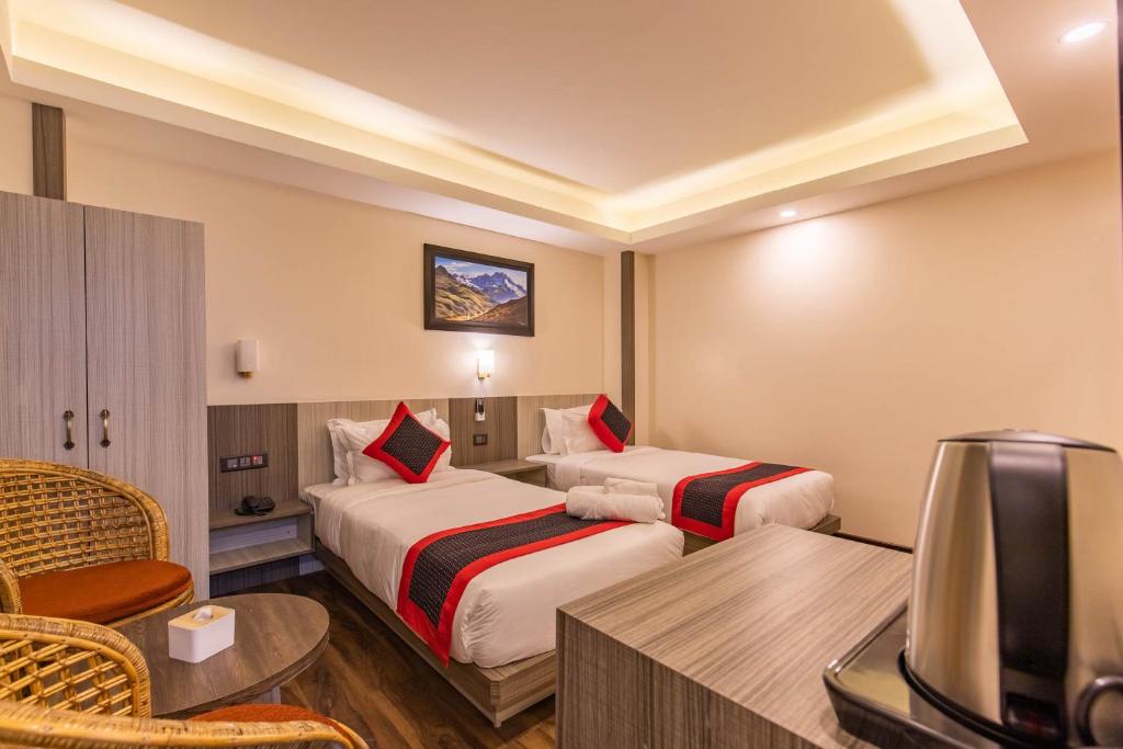 Postel nebo postele na pokoji v ubytování Hotel Wawa