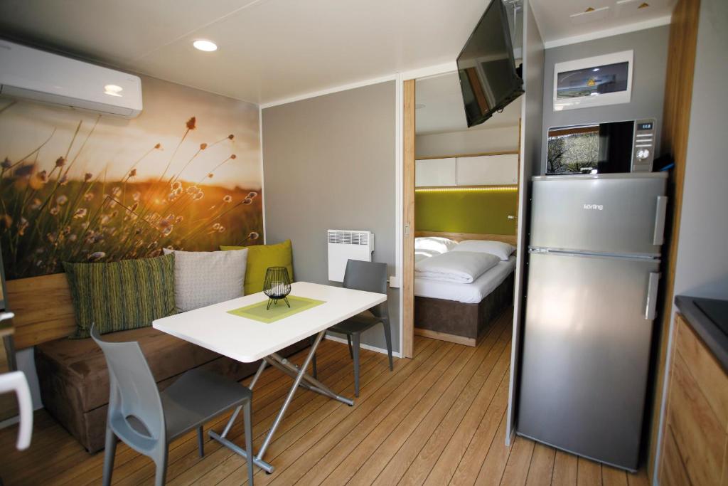 Kuchyň nebo kuchyňský kout v ubytování Seehotel Hoffmann