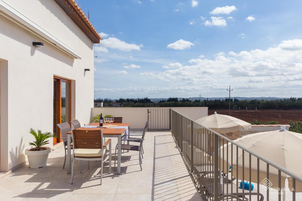 A balcony or terrace at Son vivot