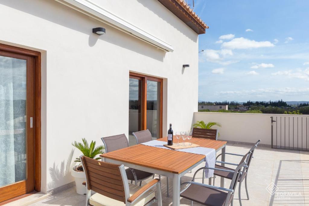 A balcony or terrace at Son vivot