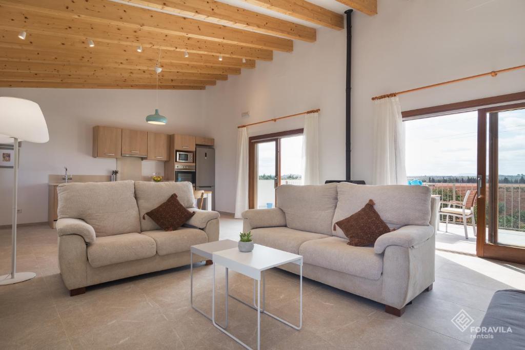 A seating area at Son vivot
