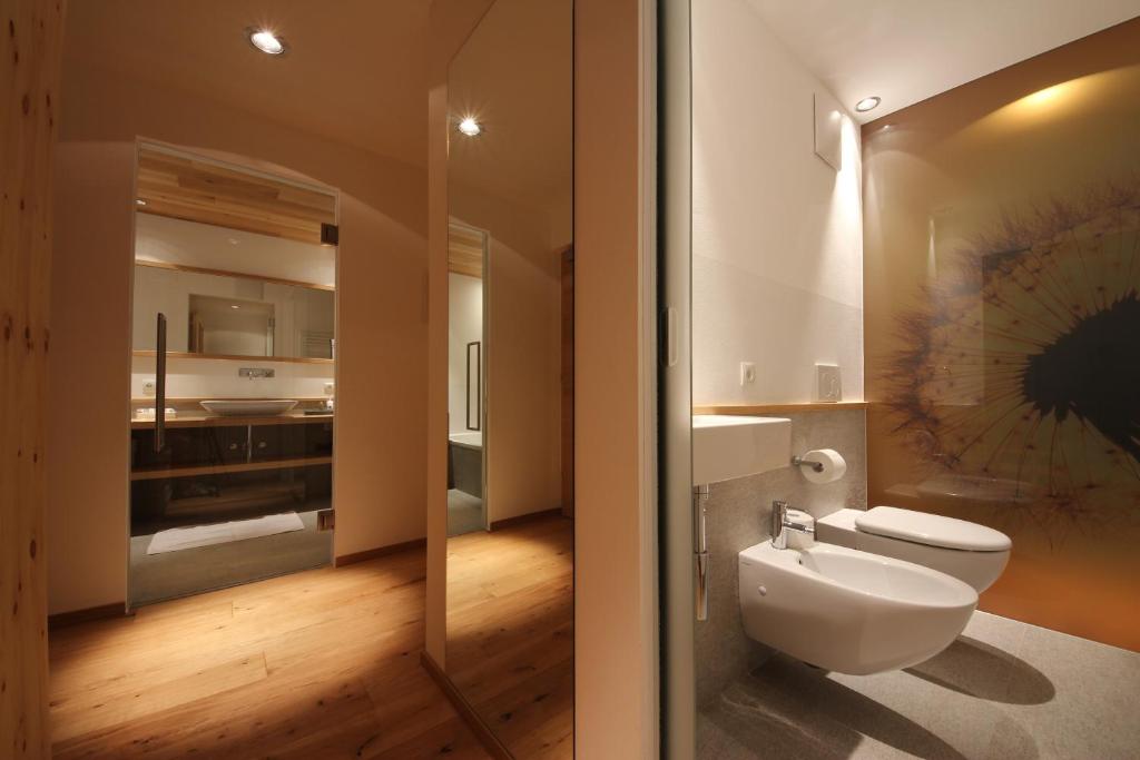 Koupelna v ubytování Charme Hotel Friedrich