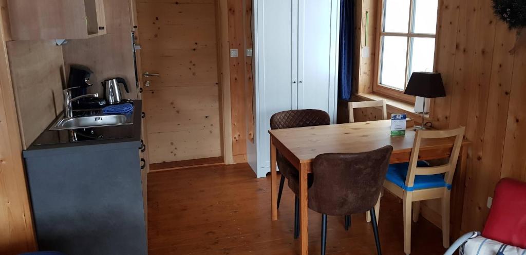 Kuchyň nebo kuchyňský kout v ubytování Fasserhof