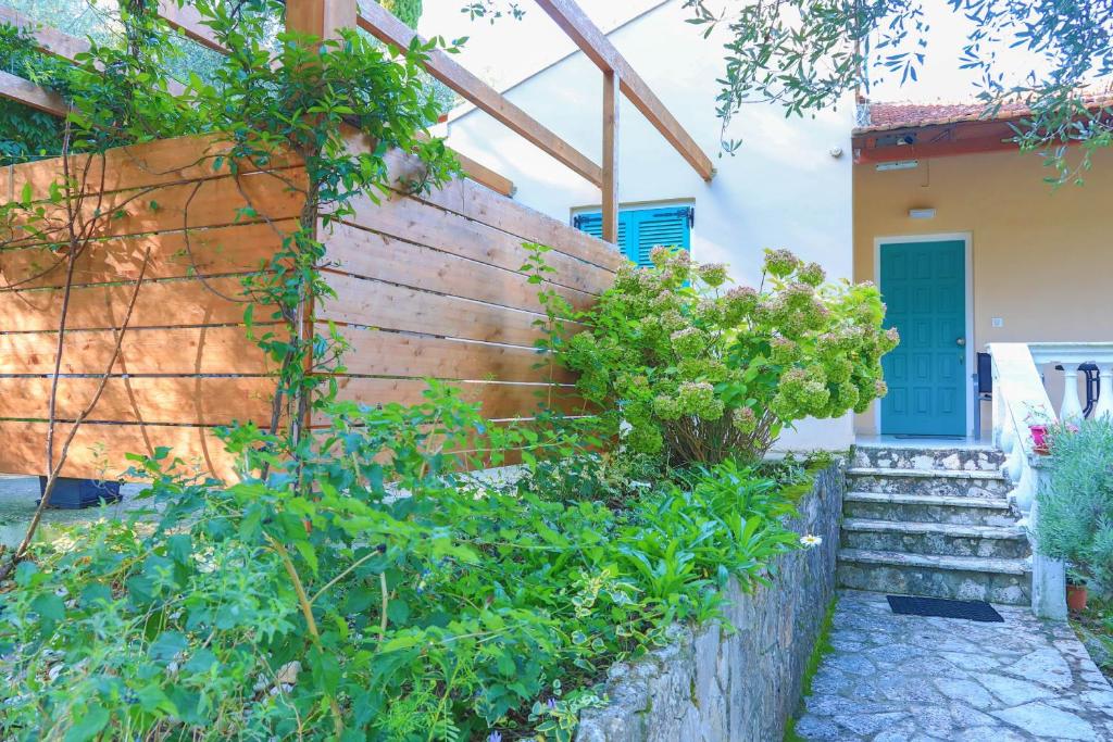 A garden outside Villa Kiki