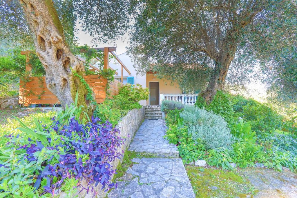 A garden outside Villa Kiki