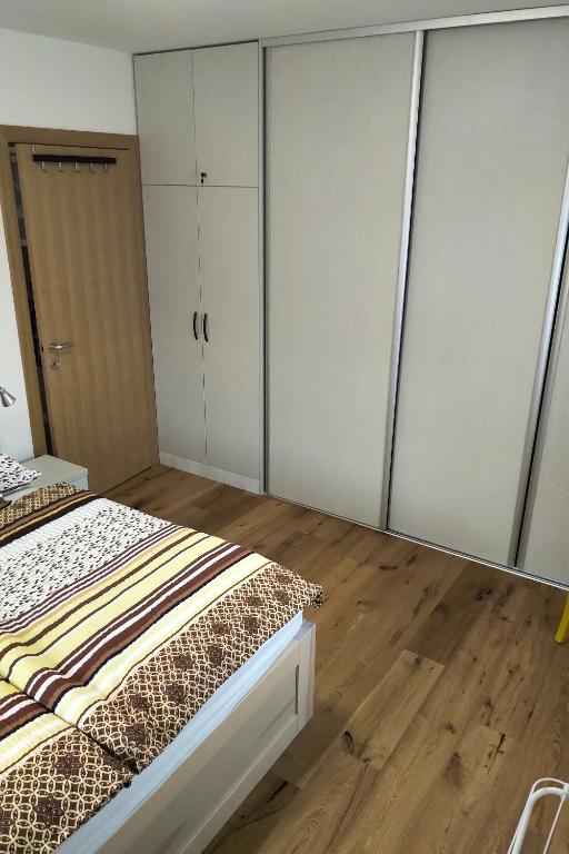 Postel nebo postele na pokoji v ubytování Apartmán u sjezdovky Filipovice